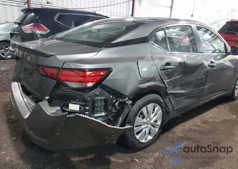 2025 Nissan Sentra S из США, поврежденный, VIN 3N1AB8BV0SY268788